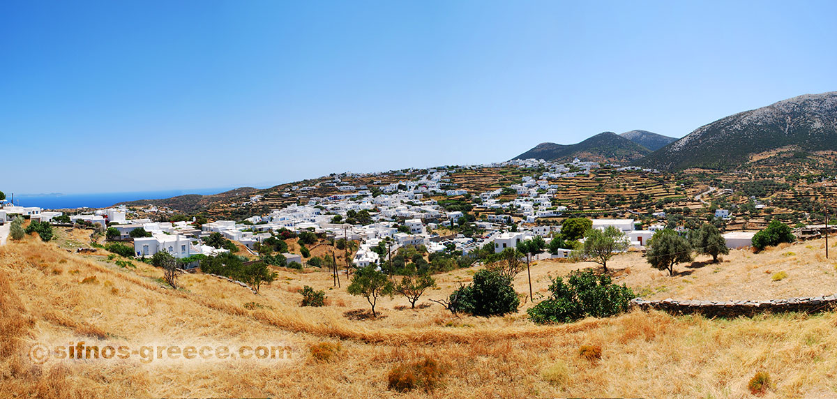 De centrala byarna Sifnos